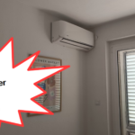 Airconditioner with heater in room 1-3